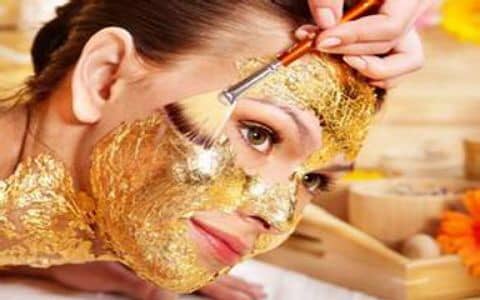 masque d'or et beauté